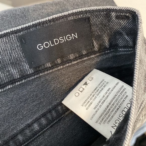 Goldsign • The High Rise Slim Jean with Button Fly - Picture 10 of 11